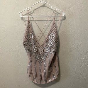 EXPRESS sequin shirt